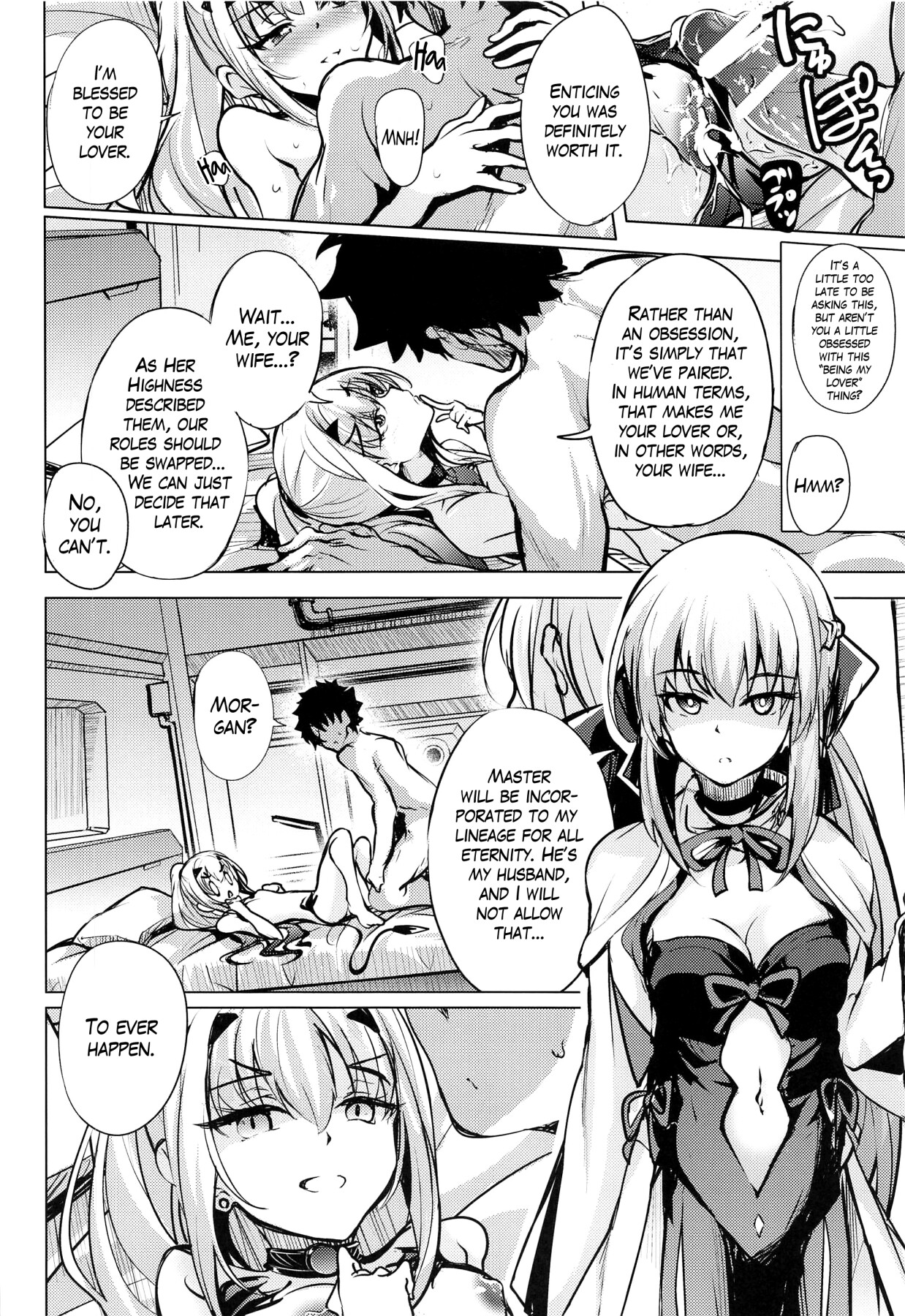 Hentai Manga Comic-he passionate dragon lover Melusine in her swimsuit-Read-13